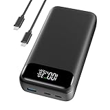 A ADDTOP Power Bank, 20000mAh 65W Phone & Laptop Powerbank, Externe...