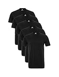 Lower East Herren LE105 T-Shirt, Schwarz (5er Pack), L