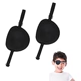 2 Stück Augenklappen Augenklappe für Erwachsene und Kinder bequeme...