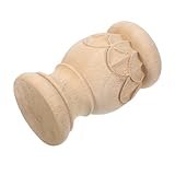 Gatuida Rustikale Holzpfostenkappe 12 X 7cm Unbehandelte Treppenpfosten...