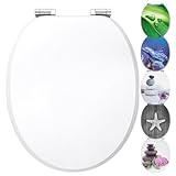 WC Sitz mit Absenkautomatik | Holzkern | stabile Softclose Scharniere |...