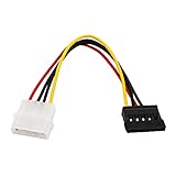 WKabnkn Zu Großen 4pins Leistungsadapterkabel 4Pin IDE Molex Bis 15 Pin...