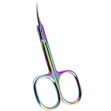 ANRUI Nagelhautschere Extra Fein mit Gebogener Schnittfläche, Scharf...