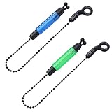 HBERCAI 2 Stück Swinger für Karpfenangeln mit Bissanzeiger Angeln,Swinger...