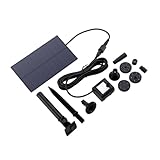 SUPVOX Solarbetriebene Teichfontäne mit Langlebiger Pumpe...