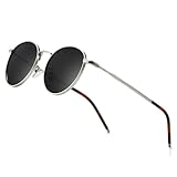 SUNGAIT Runde Vintage Polarisierte Sonnenbrille Klassische Retro...