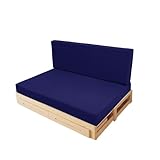 DLLDLGG Palettenkissen 120 X 80 cm, Set für Palettenmöbel, Chaiselongue-...