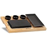 Mahlzeit Lavastein Set (7-teilig) | Set mit heißem Stein, Teller und...