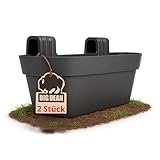 BigDean 2X Blumenkasten Balkongeländer 50cm Blumenkästen mit...