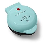 Nostalgia MyMini Persönlicher Elektrischer Waffelmaker, 12,7 cm...