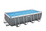 Bestway Power Steel Frame Pool Komplett-Set mit Sandfilteranlage 549 x 274...