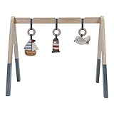 Little Dutch 8610 Holz Baby Gym Spieltrapez mit Stoff Anhängern - Sailors...