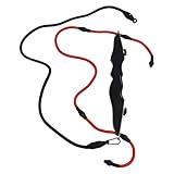 PRETYZOOM Bogenschießen Zugkrafttrainer aus Naturkautschuk mit...