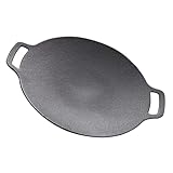 VANZACK Grillplatte Aus Gusseisen Kochen Bratpfanne Grillpfannen Holzkohle...