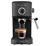 Cecotec Espressomaschine Power Espresso 20 Pecan Steel Digitaler...