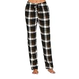 Generico Pyjamahosen Damen Schottische Casual Hosen Damen Pyjamahosen...