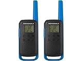 Motorola Talkabout T62 PMR-Funkgeräte (2er Set, PMR446, 16 Kanäle und 121...