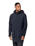 Jack Wolfskin Herren Norden Port Parka Mantel, Night Blue, XL EU
