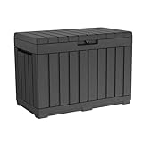 Koll Living Gartenbox, 190 Liter Stauraum, anthrazit - kompakte...