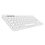 Logitech K380 Kabellose Bluetooth-Tastatur, Multi-Device & Easy-Switch...