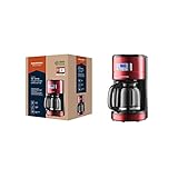 Grundig KM 6330 Kaffeemaschine Red Sense (1,8 l, Digitaluhr,...