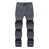 Generisch Chinohose Herren Warm Skihose Fleece Schneehose Gefüttert...