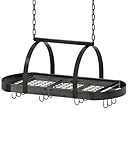 CHOEZON Küchenregal hängend, Küche Topfregal Deckenregal, Hängendes...