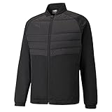 PUMA Herren Teamliga Hybrid Jacket Sweater, Puma Black, L EU