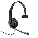 CSL - Mono Headset On-Ear mit Mikrofon, Office, Büro, beweglicher...