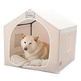 Jiupety Hundehöhle Hundehütte Indoor mit Rahmen, Waschbare,...