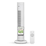 aeco AirX SPIN Turmventilator mit Fernbedienung 3 Geschwindigstufen 7H...