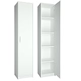 Regal mit 5 Ebenen in mattem Finish Aktenschrank mit 4 Einlegeböden und 1...