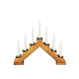 Konstsmide 2262-130EE Holzleuchter, Eiche gebeizt / für Innen (IP20) /...