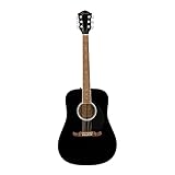 Fender FA-125 Dreadnought, Walnussgriffbrett, Schwarz