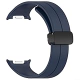 Feeshoppher Schlankes magnetisches Silikonarmband für Samsung Watch 8, 40...