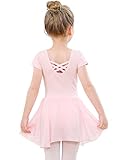 PLIKSUVER Ballettkleidung Mädchen Baumwolle Ballettkleid Balletttrikot...