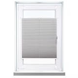 Shadoo Home® Plissee ZUM KLEBEN nach maß | 23 Farben | Breite 30-129cm |...