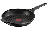 Tefal Robusto Aluguss Grillpfanne 26 cm, Bratpfanne Induktion mit...