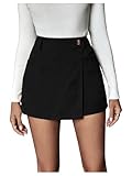SOLY HUX Damen Hosenrock Mini Rock Cord A Linie Röcke Kurz Winter Cordrock...