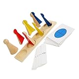 HOODANCOS Holz Bruchrechen Lernspielzeug Holzbausteine Interaktives...