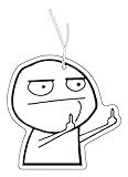 CME.Promo 2x Duftbaum Meme Face Motiv, Auto Duftspender, Car Air Freshener,...
