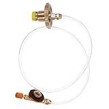CLISPEED Camping Gasadapter Kupfer Handrad Gaskartuschen für...