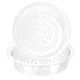 10 Stück Untersetzer Blumentopf Transparent Blumenuntersetzer Rund...