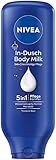 NIVEA In-Dusch Body Milk (400 ml), Körpercreme mit Mandel-Öl und...