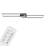 BRILONER - LED Deckenlampe mit Fernbedienung, dimmbar, einstellbar von...
