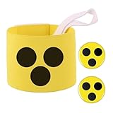 Armbinde Blindenbinde mit 2 Blindenabzeichen, Blindenzeichen...