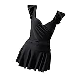 predolo Damen Badeanzug, Strandmode, Trendig, Atmungsaktiv, Tiefer V...