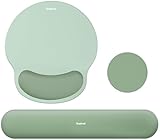 Sushret Mauspad & Tastatur Handballenauflage, 3-in-1 Ergonomisches Gel...