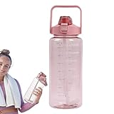 Trinkflasche, Sport-Wasserflasche, 2 Liter Große Sportwasserflasche mit...