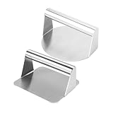 MALUGOGO 2 Stück Teiliges Burger Press aus Edelstahl Runde und...